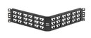 PANDUIT Угловая модульная патч-панель Mini-Com® 19", 72 порта, 2U с маркерами