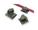 PANDUIT Защелкивающиеся клипсы для кабелей, самоклеящиеся, 37.6 мм х 31.5 мм х 22.9 мм (ДхШхВ), максимальный диаметр кабельного жгута 19.1 мм, нейлон 6.6, цвет серый (100 шт.)