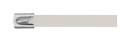 PANDUIT Стальная неразъемная кабельная стяжка PAN-STEEL™с металлическим замком, 201 x 7.9 мм, цвет белый (50 шт.)