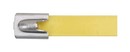 PANDUIT Стальная неразъемная кабельная стяжка PAN-STEEL™с металлическим замком, 521 x 7.9 мм, цвет желтый (50 шт.)