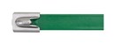 PANDUIT Стальная неразъемная кабельная стяжка PAN-STEEL™с металлическим замком, 201 x 7.9 мм, цвет зеленый (50 шт.)