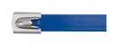 PANDUIT Стальная неразъемная кабельная стяжка PAN-STEEL™с металлическим замком, 201 x 7.9 мм, цвет синий (50 шт.)