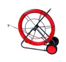 DKC / ДКС Устройство многоразовое для протяжки кабеля УЗК на вращ. барабане, стекловолокно, резьба наконечника М12, 100м (диаметр прутка с оболочкой 9,0мм)