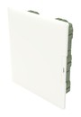 LEGRAND Распределительный щиток Practibox3 скрытого монтажа, IP 40, IK 07, 2 рейки, 24 модуля, с клеммиком заземления, белая дверь