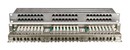 Hyperline Патч-панель высокой плотности 19", 1U, 48 портов RJ-45, полный экран, категория 6, Dual IDC