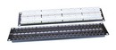Hyperline Патч-панель 19", 2U, 48 портов RJ-45, категория 5e, Dual IDC, ROHS, цвет черный