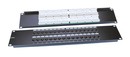 Hyperline Патч-панель 19", 2U, 32 порта RJ-45, категория 5e, Dual IDC, ROHS, цвет черный
