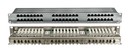 Hyperline Патч-панель высокой плотности 19", 1U, 48 портов RJ-45, полный экран, категория 5E, Dual IDC