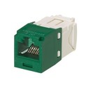 PANDUIT Универсальный модуль Mini-Com® TX6™ PLUS, медный, неэкранированный (UTP), категория 6, RJ45, 8-позиционный, 8-проводной (8P8C), T568A/B, тип Giga-TX™, заделочный наконечник с маркировкой, зеленый (упаковка 24 шт.)
