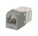 PANDUIT Универсальный модуль Mini-Com® TX6™ PLUS, медный, неэкранированный (UTP), категория 6, RJ45, 8-позиционный, 8-проводной (8P8C), T568A/B, тип Giga-TX™, заделочный наконечник с маркировкой, серый (упаковка 24 шт.)