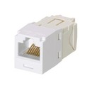 PANDUIT Универсальный модуль Mini-Com® TX6™ PLUS, медный, неэкранированный (UTP), категория 6, RJ45, 8-позиционный, 8-проводной (8P8C), T568A/B, тип Giga-TX™, заделочный наконечник с маркировкой, белый