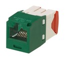 PANDUIT Модуль Mini-Com® RJ45 TX5e, UTP Т568A/B Enhanced (зеленый)