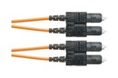 PANDUIT Волоконно-оптический патч-корд SC-SC, многомодовый 50/125 (OM2), duplex, 3 мм, LSZH, 2 м (замена FX23LSNSNSNM002)