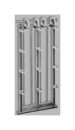 Krone Каркас PROFIL, высотой 12U, для установки в 19" шкаф на 320 пар