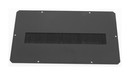 ZPAS Заглушка с щеточным вводом для отверстий B (380x210 мм) в потолке/дне/крышек, к напольным шкафам, SZB-IT, 420x250 мм, металлическая, цвет черный (RAL 9005) (1718-37-2-2/9005) (заменена на WZ-5271-14-00-161)