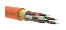 DKC / ДКС Кабель волоконно-оптический 50/125(OM2) многомодовый, 12 волокон,безгелевые микро трубки, для внутренней прокладки, оранжевый