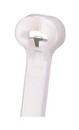 PANDUIT Кабельная стяжка Dome-Top® с металлическим зубцом Barb Ty, 102 х 2.4 мм, миниатюрная, огнеупорный нейлон 6.6, цвет слоновая кость (1000 шт.)
