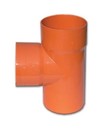 DKC / ДКС Тройник для двустенных труб одного диаметра ф75мм, 90°, полипропилен