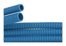 DKC / ДКС Труба гибкая гофрированная, номинальный ф25мм, полипропилен,легкая, не распространяет горение, без протяжки, цвет синий (цена за метр)