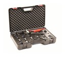 DKC / ДКС Ручной инструмент со 8 сменными матрицами для опрессовки неизолированных наконечников и гильз для кабеля сечением 10,0-16,0-25,0-35,0-50,0-70,0-95,0-120,0мм2 (набор: бокс, адаптер,матрицы)