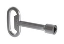 DKC / ДКС Личинка замка под ключ (R5CE214) треугольный 8мм, для ручки R5CE200