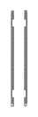 DKC / ДКС Рейки дверные, вертикальные, В=500мм, для шкафов серий CE/ST(в упаковке 2шт)