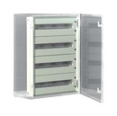 DKC / ДКС Панель для модульного оборудования, 600х400 (ВхШ), 64(4x16)модулей, для шкафов серий CE/ST, IP20, цвет серый RAL 7035