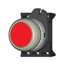 DKC / ДКС Кнопка плоская прозрачная с фиксацией, красная