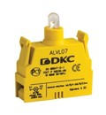 DKC / ДКС Контактный блок с клеммными зажимами под винт со светодиодом на 220В
