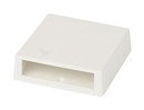 PANDUIT Коробка поверхностного монтажа для четырех модулей Mini-Com®, 23x80x80 мм (белая) (замена CBXQ4AW-A)