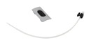 LEGRAND Вывод кабеля пластиковый для колонны Ovaline, цвет серый