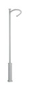 LEGRAND Гибкий пластиковый соединитель Ovaline, длина 1 м, цвет серый