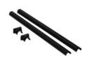 LEGRAND Декоративный комплект из пластика для телескопической стойки колонны, 1 или 2 секции, цвет черный