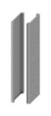 DKC / ДКС Комплект боковых панелей, 1200x400мм (ВхГ), для шкафов серии DAE, сталь, цвет серый RAL 7035