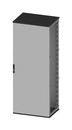 DKC / ДКС Сборный напольный шкаф серии CQE, 1600x800x400мм (ВхШхГ), с дверью и задней панелью, использование вне помещений, цвет серый RAL 7035