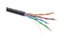 DKC / ДКС Информационный кабель неэкранированый U/UTP 4х2 CAT5E, 24 AWG, одножильный, PE, черный (цена за 1 м)