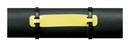 BRADY Маркеры Heatex на два хомута, безгалогеновые, полиэфир-полиуретановые, 60.00 х 10.00 мм (ШхВ), желтые, 250 бирок в рулоне, BM71H-1-7643-YL