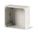 DKC / ДКС Коробка монтажная для наружной установки на 1 пост, для розеток с основанием 136х125мм,цвет серый, IP66,