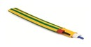 DKC / ДКС Термоусаживаемая самозатухающая трубка 1,6/0,8мм, цвет желто-зеленый