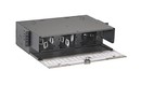PANDUIT Бокс оптический 19" 3U для 9 FAP или FMP модулей (для использования с претерминированными кассетами), размер (ВхШхГ) 127 мм x 435,9 мм x 299,7 мм