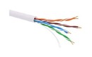 DKC / ДКС Информационный кабель неэкранированый U/UTP 4х2 CAT5E, 24 AWG, одножильный, LSZH, белый (цена за 1 м)