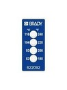 BRADY TIL-4-82C/180F Этикетка - индикатор температур (1упак/30 шт.)
