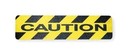 BRADY Ленты антискольжения/вырубленные накладки для обозначения опасных мест, легенда "Caution", 15 см*60 см, 24 накладки.