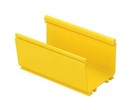 PANDUIT Кабельный лоток серии FiberRunner, размеры: 100 мм x 100 мм, 2м, желтый (цена за 1 м)