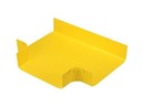 PANDUIT Горизонтальный тройник для распределительного лотка FiberRunner 12" x 4" (300 мм х 100 мм), желтый