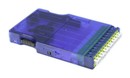 Hyperline Корпус кассеты для оптических претерминированных решений, 6 дуплексных портов LC/APC, ввод кабеля, возможна установка проходного адаптера MPO, для одномодового кабеля, синий корпус/зеленые порты