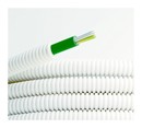 DKC / ДКС Электротруба ПЛЛ гибкая гофрированная, безгалогенная, номинальный ф20мм, с кабелем ППГнг(А)-HF 3x2,5мм2, РЭК "ГОСТ+", цвет белый, 50м (цена за метр)