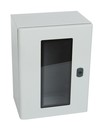 LEGRAND Atlantic Щит металлический без монтажной платы в комплекте, стеклянная дверь, 400x300x200, IP66, цвет серый