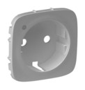 LEGRAND Лицевая панель для розеток 2К+З с индикатором 53021/53025/53029/53030, алюминий, Valena Allure