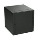 DKC / ДКС Шкаф телекоммуникационный навесной, трехсекционный, 20U (1000х600х650) дверь сплошная, цвет черный RAL 9005
